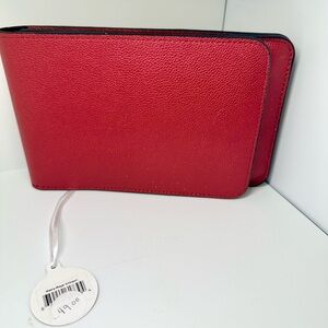 Vibrant Red Crossbody Bag with Textured Finish